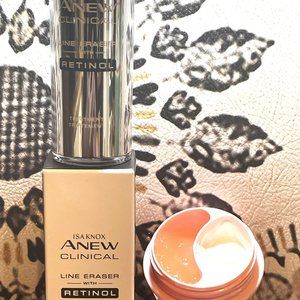 NWT ANEW CLINICAL 2 PC‎ SKINCARE SET - RETINOL LINE ERASER & COLLAGEN BOOST EYE